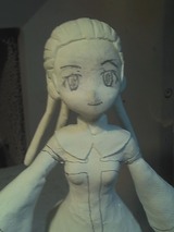 髪の毛を作りこんだ状態