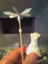 蓮の杖と服部分