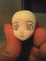 原型の頭部分左