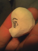 原型の頭部分右