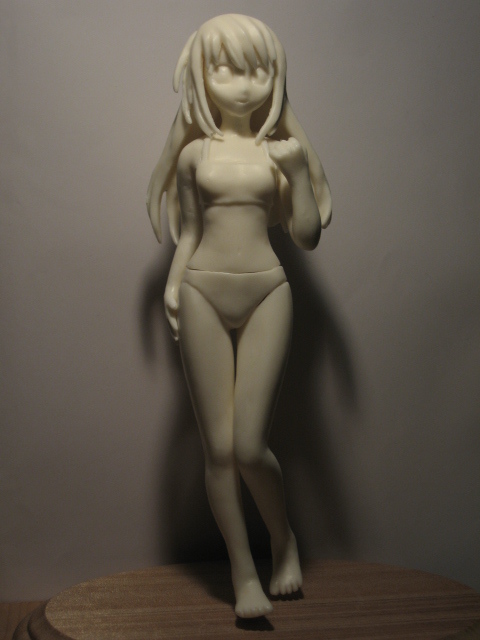 紅葉ちゃんのレジン組み立て後